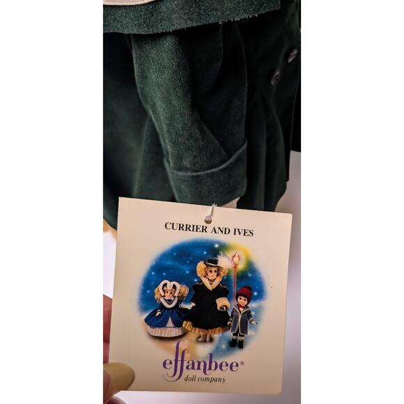 Vtg Effanbee Tracey Porcelain Doll 13.5" Mother FB 2310 Currier & Ives 1989 HTF - Picture 6 of 9